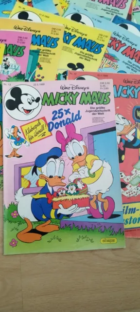 Konvolut Walt Disneys Micky Maus  1980-1989, 21 Hefte 2