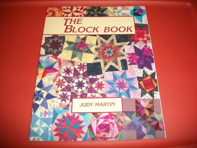 The Block Book by Judy Martin (1998, Paperback) Quilt pattern book