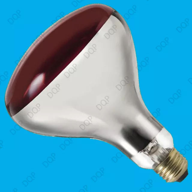 250W Infra Red Heat Bulb Ruby Red ES E27 Lamp, Muscular Healthcare, Rheumatism