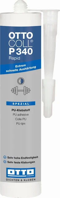 Ottocoll P340 Rapid 310 ML El Muy Rápido Pegamento De La PU Para Dentro y Fuera