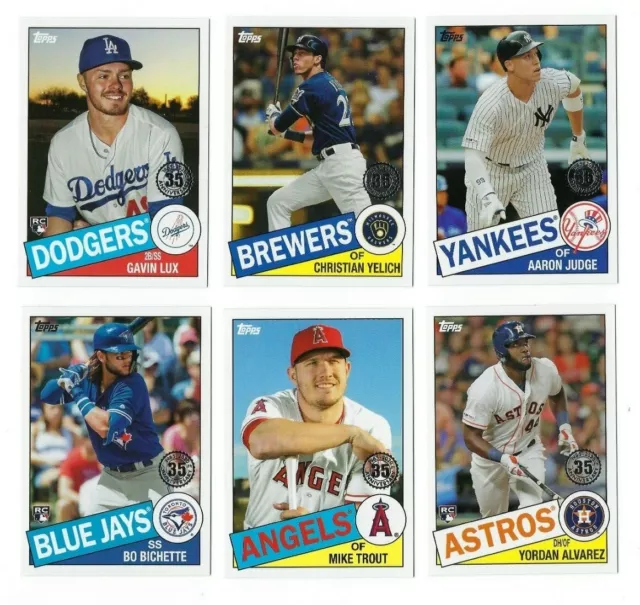 1985 Topps Baseball Complete Your Set 2020 Topps Series 1 You U Pick Choice