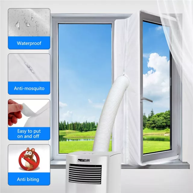 4m Airlock Sealing Portable Mobile Air Conditioner Window Sealing Accessorie;;i