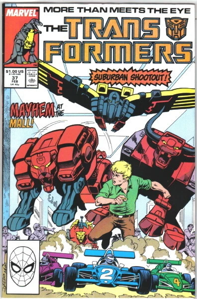 The Transformers Comic Book #37 Marvel Comics 1988 VERY HIGH GRADE NEW UNREAD