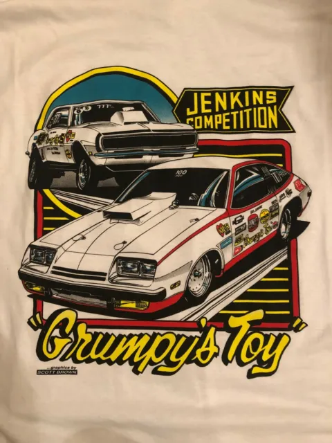 Bill"Grumpy"Jenkins Competition  White  Xlarge Tee Shirt