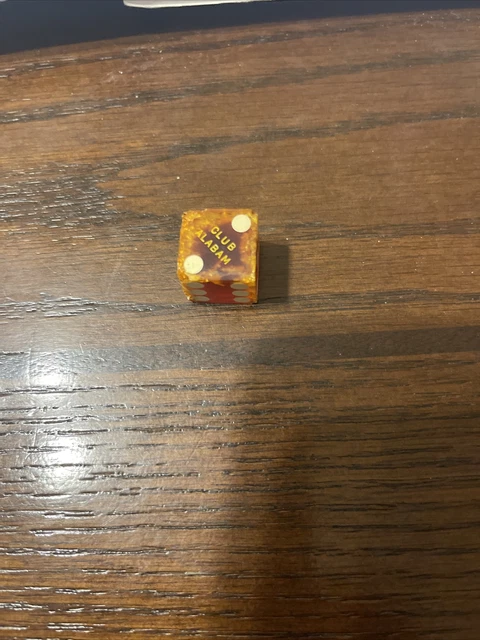 A Single Die From Club Alabam Los Angeles Mid 1940’s