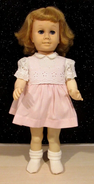 1960 CHATTY CATHY DOLL 20" Blonde Dressed So Cute WORKING Talks Soft Face 1960 CHATTY CATHY DOLL 20" Blonde Dressed So Cute WORKING Talks Soft Face