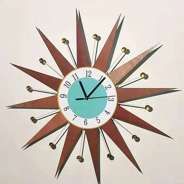 Design Moderne Unburst Horloge Pièces Accessoires for Salle à Manger Décoration