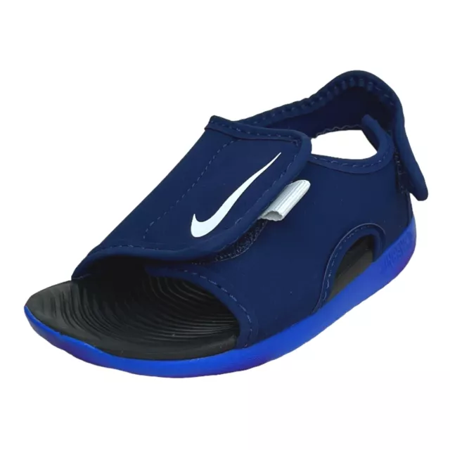 Nike Sunray Toddler Boys Sandals Size 9-10 Blue Lightweight & Comfortable Shoes