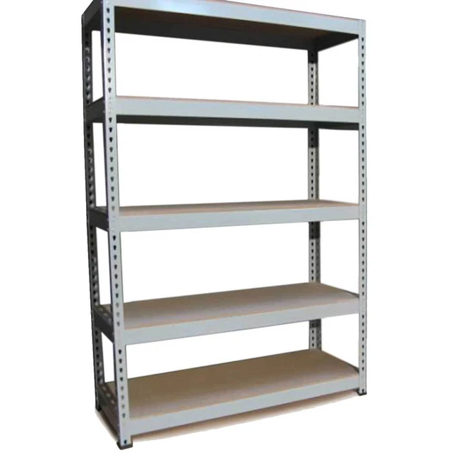 3 x scaffalature garage Q-Rax grigio 120 cm largo 5 livelli vano scaffalature magazzino