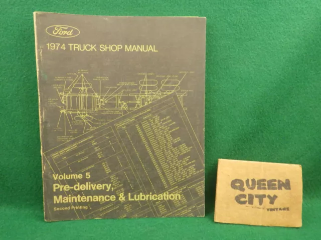 1974 Ford truck factory original shop/service/repair manual Volume 5 Maintenance