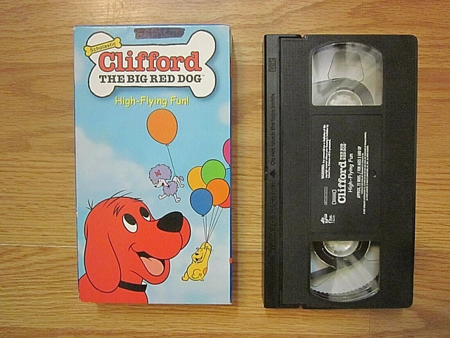 CLIFFORD THE BIG Red Dog Clifford s Schoolhouse VHS 2001 4 Stories clifford-the-big-red-dog-clifford-s-schoolhouse-vhs-2001-4-stories