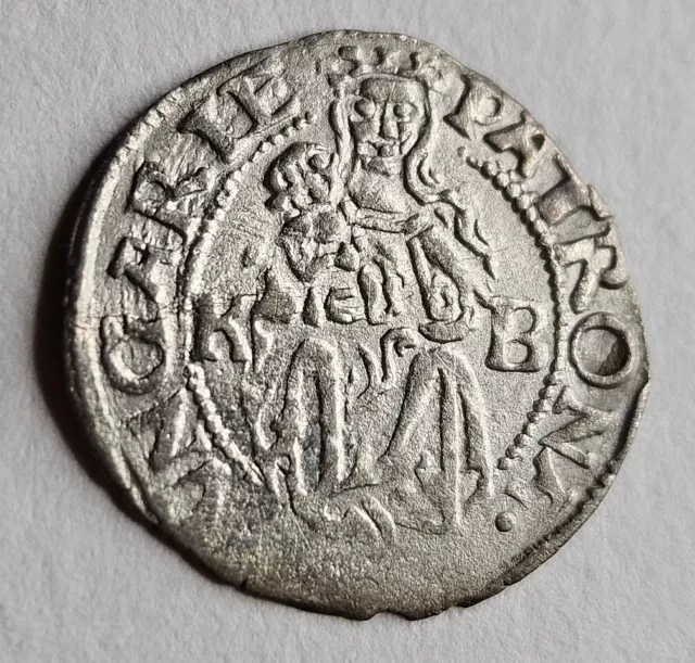 1531 HUNGARY King Ferdinand MADONNA & CHILD Old Silver Denar Coin