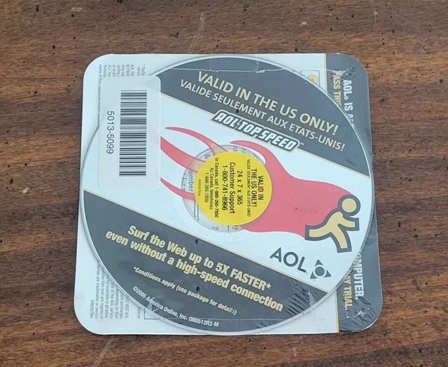 AOL Installation CD still in Plastic RARE!