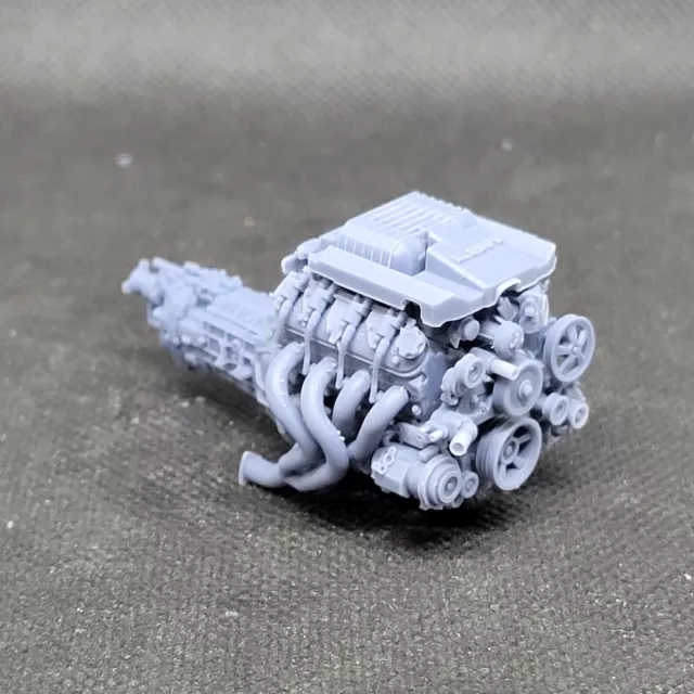 LSA Supercharged model engine resin 3D printed 1:24-1:8 scale