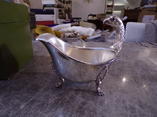 Ancienne Saucière CHRISTOFLE En Métal Argenté - Pièce De Collection à Restaurer