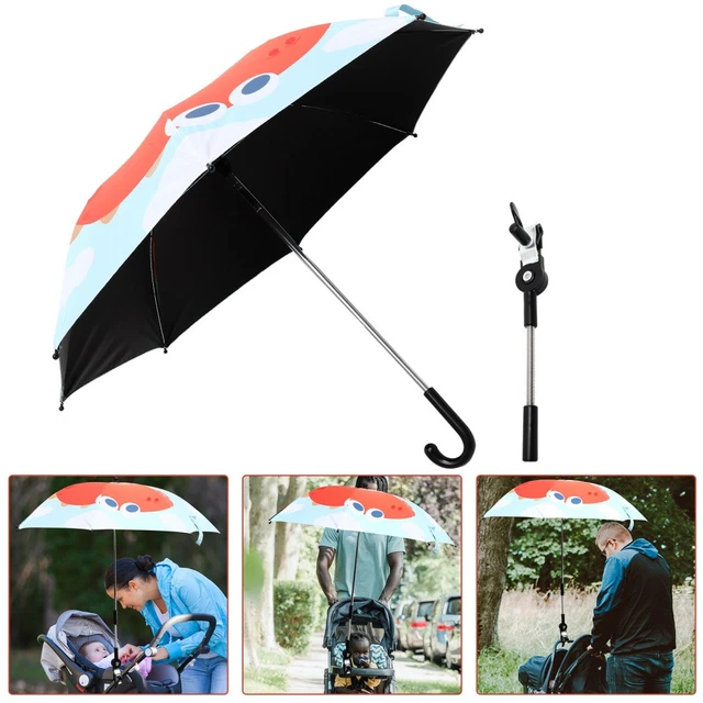 Altabebe AL7014-33 Pare-Soleil Pour Poussette Avec Protection Latérale Et Fenêtre - Lifeline Deluxe Gris Clair