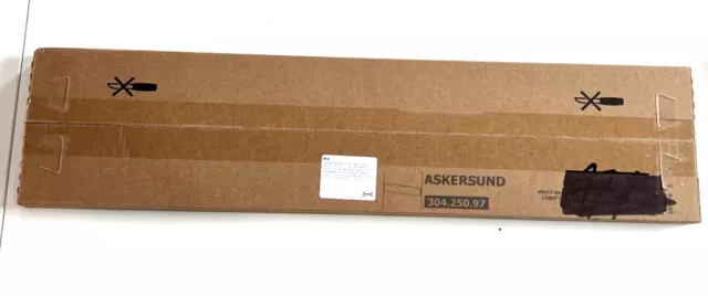 Cajón frontal marrón oscuro efecto ceniza IKEA ASKERSUND 18x5" nuevo 304.250.97