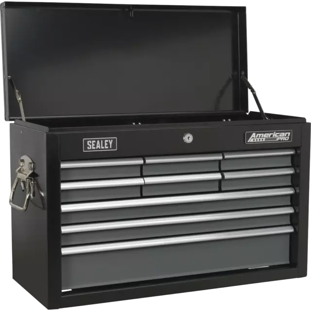 Sealey American Pro 9 Drawer Tool Chest Black / Grey