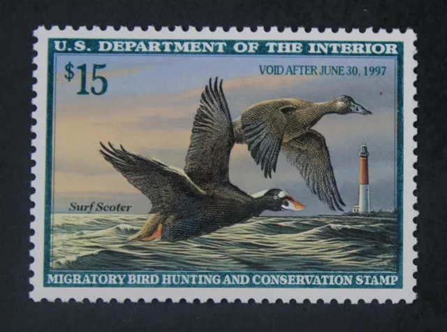 CKStamps: US Federal Duck Stamps Collection Scott#RW63 $15 Mint NH OG