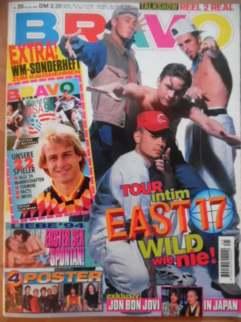 BRAVO 25 - 1994 D East 17 ZZ Top Bon Jovi Twenty 4 Seven Reel 2 REal Jan Soniok