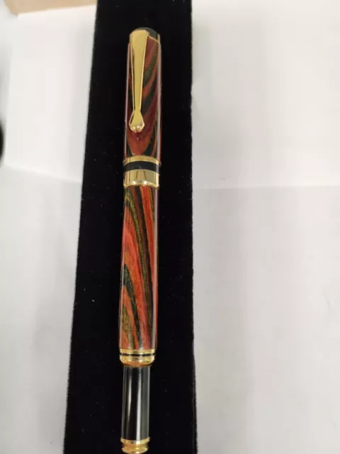 Multicolor Real Wood Hand made Roller ball Pen