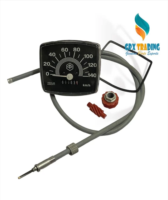 VESPA V50 SPECIAL Speedometer Kit complete Speedo cable 11mm speedo