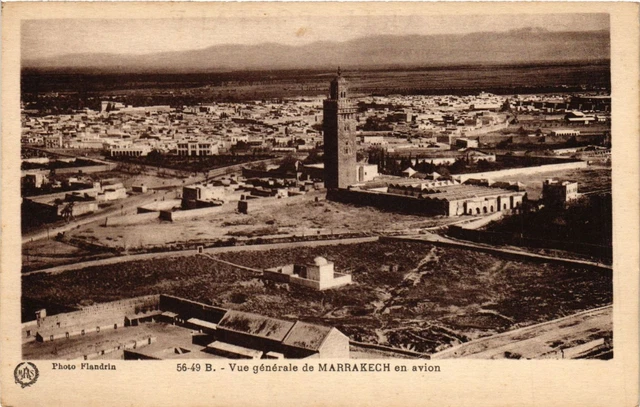 CPA AK MARRAKECH - Vue générale MAROC (796522)