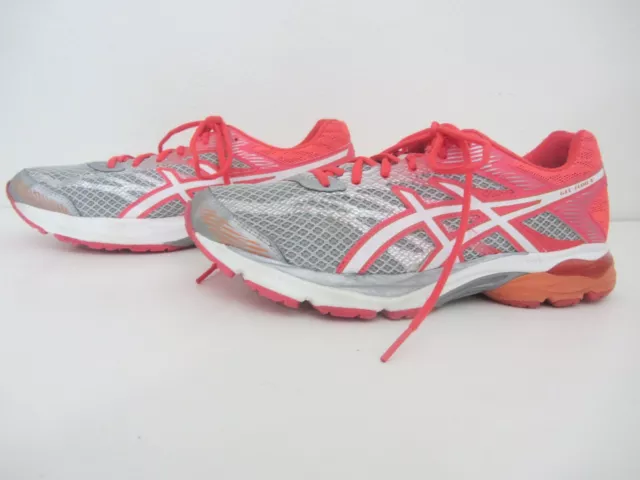 Asics Women's GEL-Flux 4 Running Shoe, Midgrey/White/Diva/Coral Pink, Size 9.5