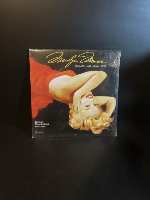 New: MARILYN MONROE 18 Month Wall Calendar, 2014, Factory Sealed, 12" by 12"