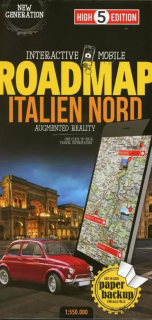 High 5 Edition Interactive Mobile ROADMAP Italien Nord | 2018 | deutsch