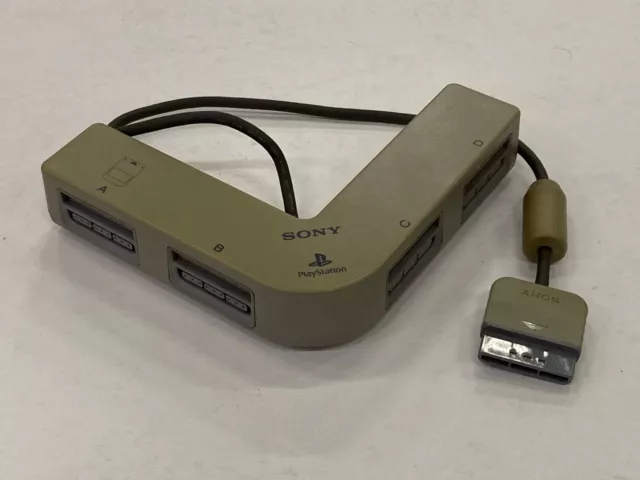 Official Sony PlayStation Multitap SCPH-1070 PS1 PS2 PS Multi Tap Tested