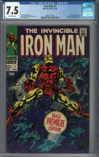 Iron Man #1 CGC 7.5 (Marvel, 1968)