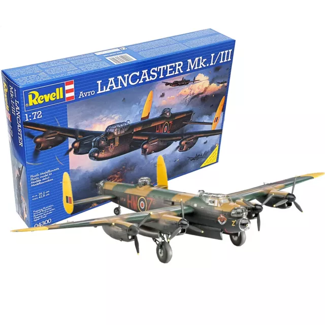 Revell 04300 Avro Lancaster Mk III Bomber Plane Aircraft Plastic Model Kit 1/72