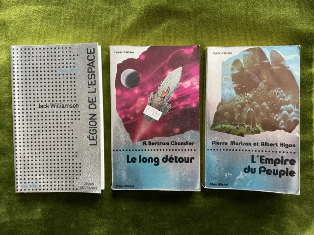 ¤ Lot de 3 romans de SCIENCE-FICTION - éd Albin Michel S-F