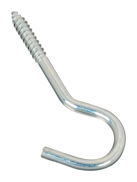 National Hardware N220-863 60 lbs. Capacity Zinc Plated Screw Hook 1/4x4-1/4 in.