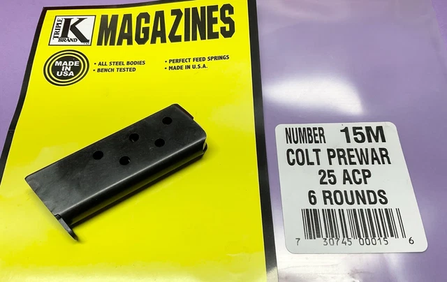1908 Colt Vest Pocket 25 ACP Threaded-Barrel 1/2-28 - In Lead We Trust
