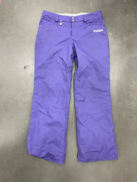 VOLCOM CARBON WOMENS Large Purple Ski Snowboard Snow Pants $40.00 ...