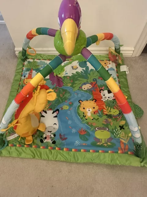 Fisher-Price Rainforest Activity Baby Play Mat & Gym