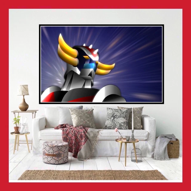 Poster Goldorak Sur Toile – Manga UFO Robot, Reproduction Rétro (multicolore)