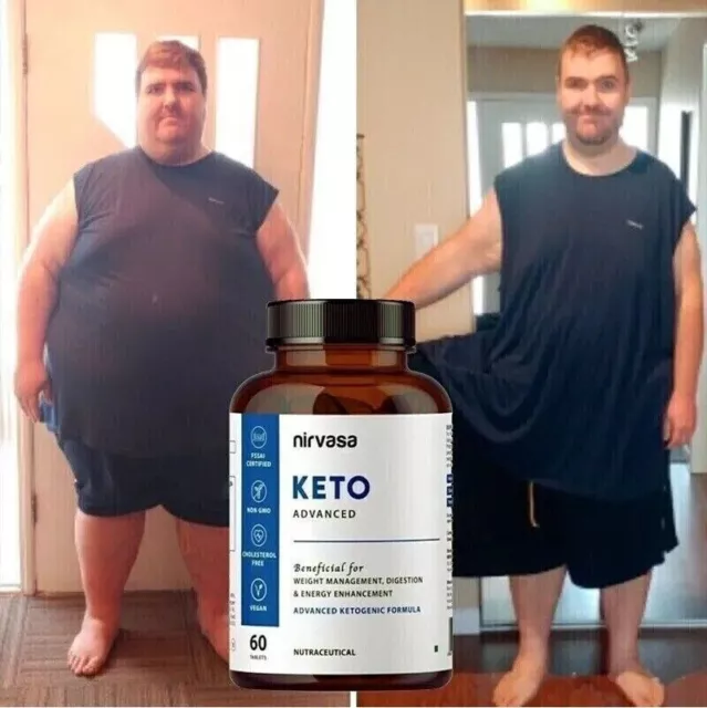 KETO Advanced 800mg PURE FAT BURNER Weight Loss Diet Pills Keto (60 Tablets)