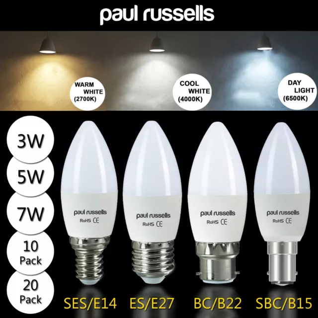 3W 5W 7W Led Kerze Mattierte Glühbirnen 25W 40W 60W W Wattleistung B22 B15 E27 E14 240V