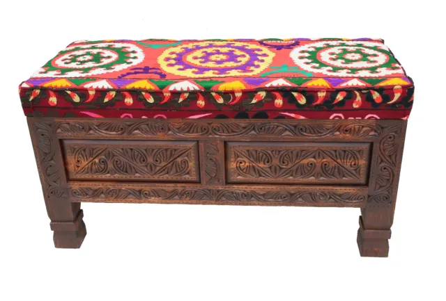 Solid wood orient ottoman poster bench armchair bench chair stool bench bench bench 23A 2