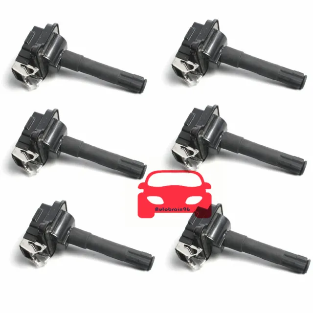 6× Ignition Coil Turbocharged Fit A6  A6 AllroadRS4 2.7 Turbo 00-05 98-05