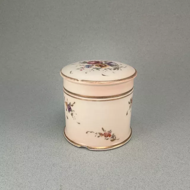Boîte à onguent Pommade Pot Parfumerie porcelaine Couleuvre fin 19ème