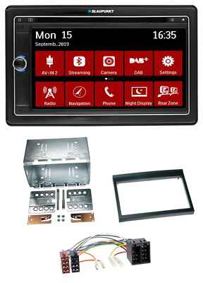 Blaupunkt Bluetooth DAB 2din USB DVD VOLANTE AUTORADIO PER DACIA a partire dal 2012 Nero 