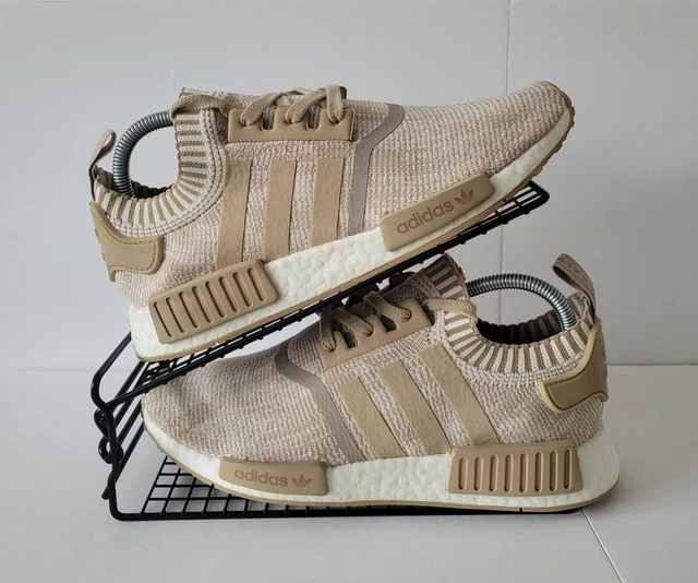 Adidas khaki nmd r1 stlt primeknit trainers hotsell
