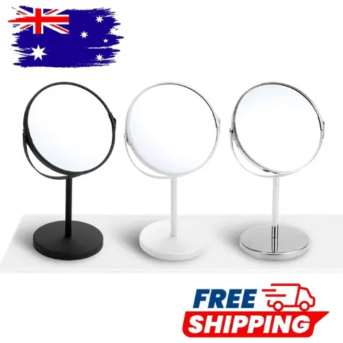 Bano Double Sided Standing Table Mirror Cosmetic Makeup Beauty Magnifying 360°