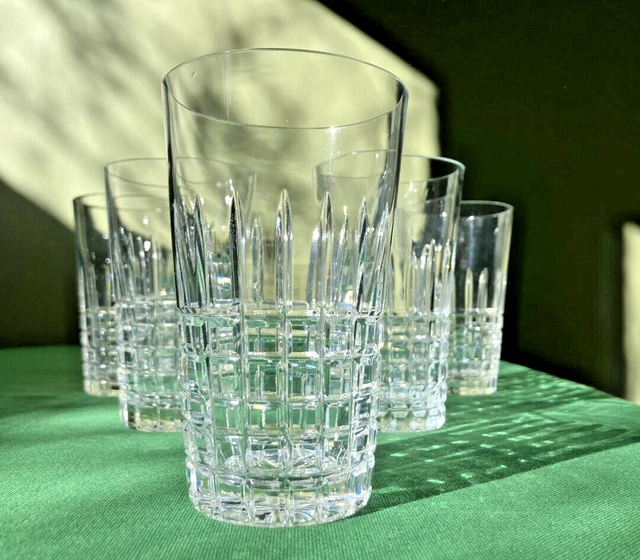 5 verres à orangeade en cristal Baccarat ? Saint Louis ? TBE