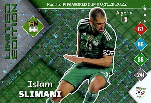 Panini Road To 2022 Qatar World Cup Football Edition Limitée Islam Slimani