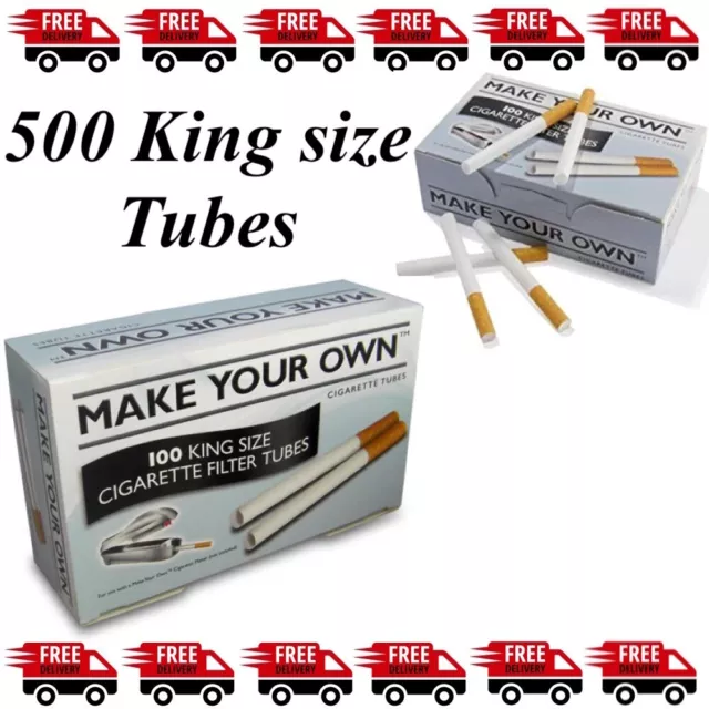 500 Make Your Own By Rizla Cigarette King Size Filter Tubes The New Concept